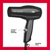 Picture of REVLON Travel Hair Dryer | Salon-Style Blowouts, Lightweight Design, 1875 Watts for Fast Drying with 2 Heat & Speed Settings for Drying and Styling Flexibility (Black)