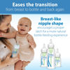 Picture of Dr. Brown’s Natural Flow Level 2 Narrow Baby Bottle Silicone Nipple, Medium Flow, 3m+, 100% Silicone Bottle Nipple, 6 Count