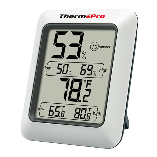 Picture of ThermoPro TP50 Digital Hygrometer Indoor Thermometer Room Thermometer and Humidity Gauge with Temperature Monitor
