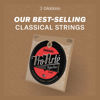 Picture of D'Addario EJ45 Pro-Arte Nylon Classical Guitar Strings, Normal Tension - Nylon Core Basses, Laser Selected Trebles - Offers Balance of Volume and Comfortable Resistance - 1 Set
