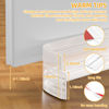Picture of Door Draft Stopper, Door Sweep for Bottom of Door, Weather Stripping Door Seal, Under Door Draft Stopper for Exterior & Interior Doors, Under Door Gap Filler Soundproof/Insulator (Transparent, 39inch)