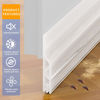 Picture of Door Draft Stopper, Door Sweep for Bottom of Door, Weather Stripping Door Seal, Under Door Draft Stopper for Exterior & Interior Doors, Under Door Gap Filler Soundproof/Insulator (Transparent, 39inch)