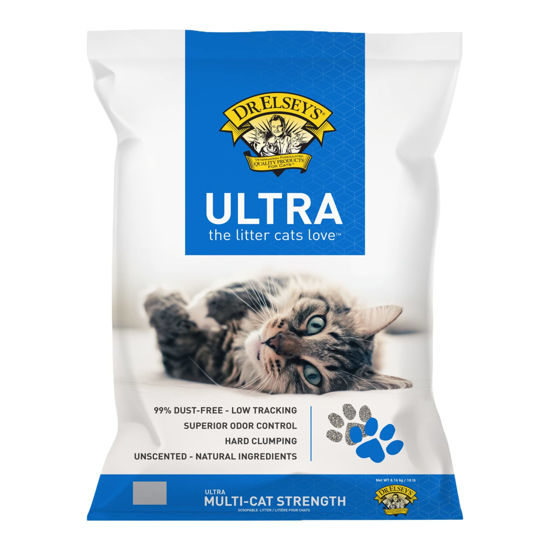 Picture of Dr. Elsey's Premium Clumping Cat Litter - Ultra - 99.9% Dust-Free, Low Tracking, Hard Clumping, Superior Odor Control, Unscented & Natural Ingredients
