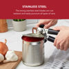 Picture of KitchenAid Classic Multifunction Can Opener and Bottle Opener Easy to Use, Razor Sharp Stainless Steel Cutting Wheel, Soft Ergonomic Handles, Black