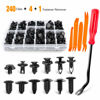 Picture of GOOACC - GRC-33 240PCS Bumper Retainer Clips Car Plastic Rivets Fasteners Push Retainer Kit Most Popular Sizes Auto Push Pin Rivets Set -Door Trim Panel Fender Clips for GM Ford Toyota Honda Chrysler