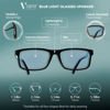 Picture of VMJFBJ Blue Light Glasses For Women/Men Computer Reading Glasses Gaming Glasses Improve Sleep Reduce Eye Strain Gift Package Black