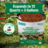Picture of Back to the Roots Organic Seed Starting, Compressed Block expands to 12 Quarts, Made for Herbs, Veggies, Flowers