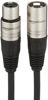 Picture of Amazon Basics XLR Male to Female Microphone Cable for Speaker or PA System, All Copper Conductors, 6MM PVC Jacket, 6 Foot, Black