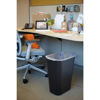 Picture of Rubbermaid Commercial Wastebasket Trash Container, 41QT/10.25 GAL, Plastic, Black, Stackable Trash Can for Bedroom/Bathroom/Office, Fits Under Desk/Sink/Cabinet