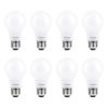 Picture of SYLVANIA ECO LED Light Bulb, A19 60W Equivalent, Efficient 9W, 7 Year, 750 Lumens, 2700K, Non-Dimmable, Frosted, Soft White - 8 Count (Pack of 1) (40821)