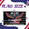 Picture of Trump 45th 47th President Flag Trump Vance Won Took America Back Flag for Yard Bedroom Garden Car Outdoor Decor with 2 Brass Grommets