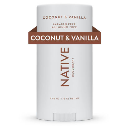 Picture of Native Deodorant Contains Naturally Derived Ingredients, 72 Hour Odor Control | Deodorant for Women and Men, Aluminum Free with Baking Soda, Coconut Oil and Shea Butter | Coconut & Vanilla