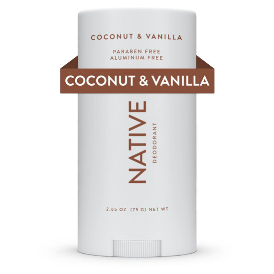 Picture of Native Deodorant Contains Naturally Derived Ingredients, 72 Hour Odor Control | Deodorant for Women and Men, Aluminum Free with Baking Soda, Coconut Oil and Shea Butter | Coconut & Vanilla