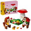 Picture of LEGO Hedgehog Picnic Date Building Toy - Animal Figures and Playset for Kids, Boys and Girls, Ages 8+ - Gift for Valentines Day for Her and Him - with 2 Hedgehog Toys and Accessories - 40711