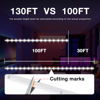 Picture of DAYBETTER LED Strip Lights 130ft Lights Strip for Bedroom, Desk, Indoor Room Bedroom Brithday Gifts RGB Decor with Remote and 24V Power Supply