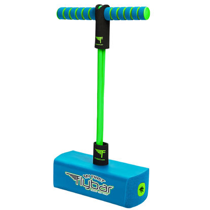 Picture of Flybar My First Foam Pogo Jumper for Kids Fun and Safe Pogo Stick, Durable Foam and Bungee Jumper for Ages 3 and up Toddler Toys, Supports up to 250lbs (Blue)