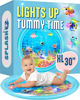Picture of SplashEZ Lights Up Tummy Time Water Mat for Babies, 30" X-Large Baby Water Mat Tummy Time for Sensory Play with LED Glowing Fishes, Inflatable Fun Play Pad for Infants & Toddlers 3 to 36 mo