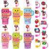Picture of Valentines Day Gifts for Kids,24 Pack Kids Valentines Day Cards with 10mm Valentine Straw Toppers for 30Oz & 40Oz Tumblers,Funny Valentine Exchange Card Gifts for Teenagers, Boys, Girls, Kids & Adults