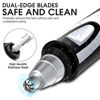 Picture of Ear and Nose Hair Trimmer Clipper - 2024 Professional Painless Eyebrow & Facial Hair Trimmer for Men Women,Battery-Operated Trimmer with IPX7 Waterproof,Dual Edge Blades for Easy Cleansing Black