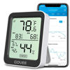 Picture of Govee Hygrometer Thermometer H5075, Bluetooth Indoor Room Temperature Monitor Greenhouse Thermometer with Remote App Control, Notification Alerts, 2 Years Data Storage Export,LCD