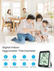 Picture of Govee Hygrometer Thermometer H5075, Bluetooth Indoor Room Temperature Monitor Greenhouse Thermometer with Remote App Control, Notification Alerts, 2 Years Data Storage Export,LCD