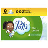 Picture of Puffs Plus Lotion Facial Tissues, 8 Family Boxes, 124 Facial Tissues per Box, Allergies and Colds