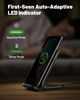 Picture of INIU Wireless Charger, 15W Fast Qi-Certified Wireless Charging Station with Sleep-Friendly Adaptive Light Compatible with iPhone 16 15 14 13 Pro XS 8 Plus Samsung Galaxy S23 S22 S21 Note 20 Google etc