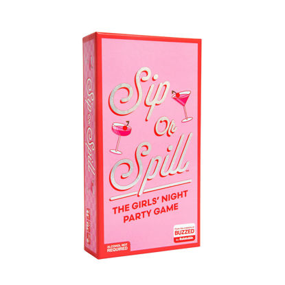Picture of WHAT DO YOU MEME? Sip or Spill - The Girl's Night Party Game, Perfect for Galentines Day Games, or Valentines Friendship Gifts for Women, and Bachelorette Party Favors by Relatable