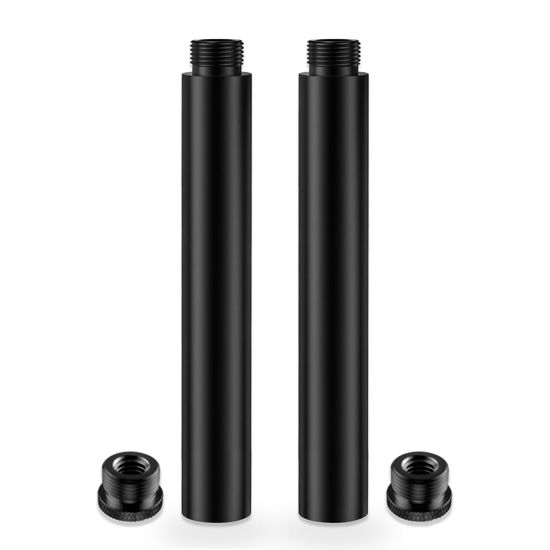 Picture of 6-INCH Mic Stand Extension Tubes/Rods Parts (2PCS), Universal 5/8-27" Thread, Fits Most Mic Booms, Gooseneck Arms, Bases - ETA26XL