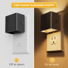 Picture of L LOHAS LED Night Light,Night Lights Plug into Wall,[2-Pack]Dimmable Night Light with Light Sensor,3000K Warm White,Modern Home Decor for Bathroom Hallway Kitchen
