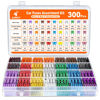 Picture of JOREST 300Pcs Car Fuse Assortment Kit, 160 Mini Blade Fuses Automotive + 90 Standard Auto Fuses + 50 Micro Fuse + 1 Puller - for Car/RV/Truck/Motorcycle(2Amp 3A 5A 7.5A 10A 15A 20A 25A 30A 35A 40A)