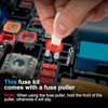 Picture of JOREST 300Pcs Car Fuse Assortment Kit, 160 Mini Blade Fuses Automotive + 90 Standard Auto Fuses + 50 Micro Fuse + 1 Puller - for Car/RV/Truck/Motorcycle(2Amp 3A 5A 7.5A 10A 15A 20A 25A 30A 35A 40A)