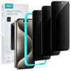 Picture of ESR 3 Pack for iPhone 15 Pro Max Privacy Screen Protector, Anti-spy Tempered-Glass Privacy Screen Protector, Micro-curved Edges, Case Friendly