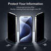 Picture of ESR 3 Pack for iPhone 15 Pro Max Privacy Screen Protector, Anti-spy Tempered-Glass Privacy Screen Protector, Micro-curved Edges, Case Friendly