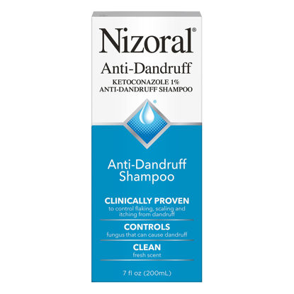 Picture of Nizoral Anti-Dandruff Shampoo with 1% Ketoconazole, Fresh Scent, 7 Fl Oz