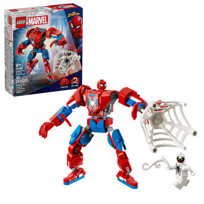 Picture of LEGO Marvel Spider-Man Mech vs. Anti-Venom Building Toy Set - Spider-Man Toy for Kids, Boys and Girls, Ages 6+ - Buildable Action Figure - Superhero Gift for Birthday - 76308