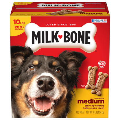 Picture of Milk-Bone Original Biscuits, Medium Dog Treats, 10 Pound Box