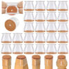 Picture of 24 Pcs Chair Leg Floor Protectors for Hardwood Floors Silicone Covers to Protect Wood Tile Floors Felt Pads Furniture Leg Caps Non Slip Reduce Noise (Fit:1.3"-2")