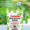 Picture of Mighty Mint Mouse Repellent Pouches, Peppermint Rodent Deterrent for Home, RV, and More, 12 Pack