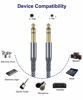 Picture of Elebase 1/4 Inch TRS Instrument Guitar Cable 10ft 2Pack,Straight 6.35mm Guitar Bass AMP Cord,Quarter Inch 6.3mm Male Jack Stereo Audio Balanced Line for Electric Guitar,Bass,Keyboard,Amplifier,Speaker