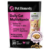 Picture of Pet Honesty Cat Multivitamin Crunchy & Creamy Chews - Cat Treats for Health + Immune, Cat Joint Support, Skin & Coat, & Digestion - Omega 3s, Lysine & Probiotic Cat Vitamins - 30 Day Supply