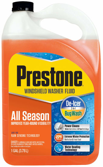 Picture of Prestone AS658 Deluxe 2-in-1 Windshield Washer Fluid, 1 Gallon
