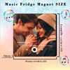 Picture of Custom Fridge Magnet Music Album Fridge Sticker Spotify Plaque Magnet Player with Photo Song Christmas Valentine's Day Personalized Gifts for Couples Music Lovers(Style04)