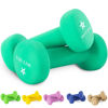 Picture of Yes4All 5 lbs Dumbbells Neoprene with Non Slip Grip - Great for Total Body Workout - Total Weight: 10 lbs (Set of 2)