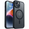 Picture of CANSHN Magnetic for iPhone 14 Case, Upgraded [Full Camera Protection] [Compatible with Magsafe] [Translucent Matte] Shockproof Protective Phone Case for iPhone 14 6.1" - Black