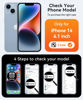 Picture of CANSHN Magnetic for iPhone 14 Case, Upgraded [Full Camera Protection] [Compatible with Magsafe] [Translucent Matte] Shockproof Protective Phone Case for iPhone 14 6.1" - Black