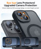 Picture of CANSHN Magnetic for iPhone 14 Case, Upgraded [Full Camera Protection] [Compatible with Magsafe] [Translucent Matte] Shockproof Protective Phone Case for iPhone 14 6.1" - Black