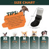 Picture of EXPAWLORER Anti Slip Dog Socks to Prevent Licking Paws, Dog Boots & Paw Protectors with Grippers for Winter, Dog Booties for Hardwood Floors, Dog Shoes for Small Medium Large Senior Dogs, Black XL