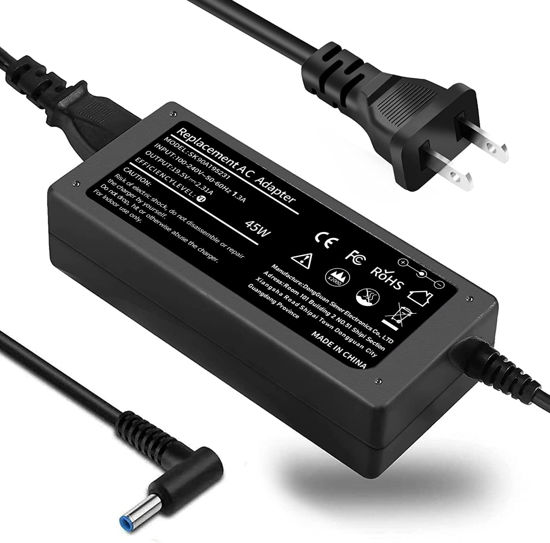 Picture of 45W 19.5V 2.31A Ac Adapter Laptop Charger for HP Pavilion x360 Charger 15-f272wm 15-f387wm 15-f233wm 15-f222wm 15-f211wm 15-f337wm 17-g121wm 17-g119dx Laptop Notebook Power Supply Cord Plug