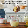 Picture of Pyrex 2 Piece Glass Measuring Cup Set, Includes 1-Cup, and 2-Cup Tempered Glass Liquid Measuring Cups, Dishwasher, Freezer, Microwave, and Preheated Oven Safe, Essential Kitchen Tools